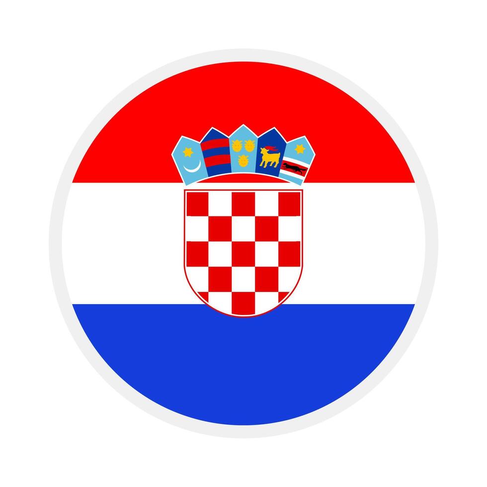 croatia national flag designed for Europe football championship in 2024 vector