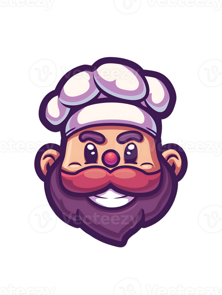 Illustration of chef cartoon png