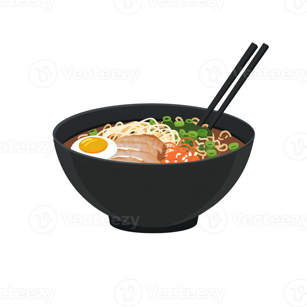 illustrazione di un' giapponese ramen png