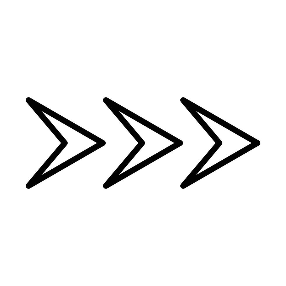 Arrow Line Icon Design vector
