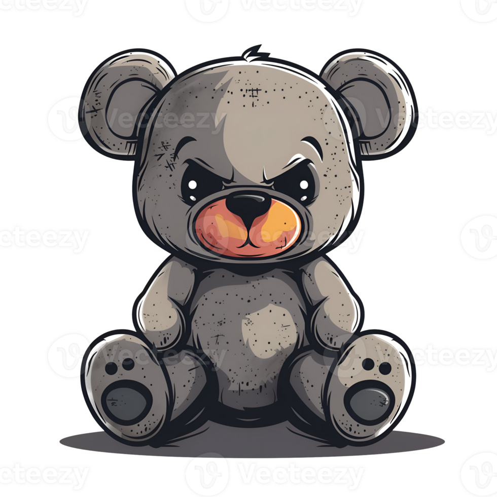 Animal character of teddy bear png