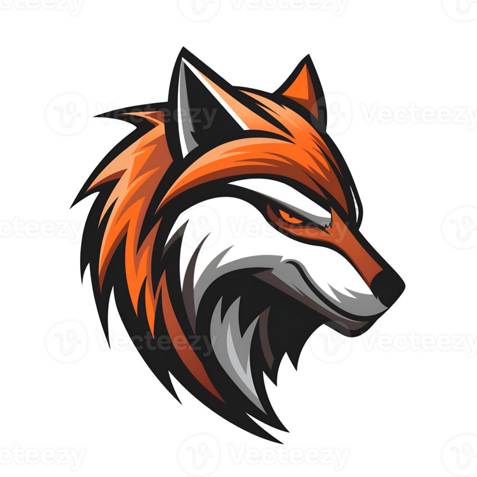 Animal mascot logo gaming png