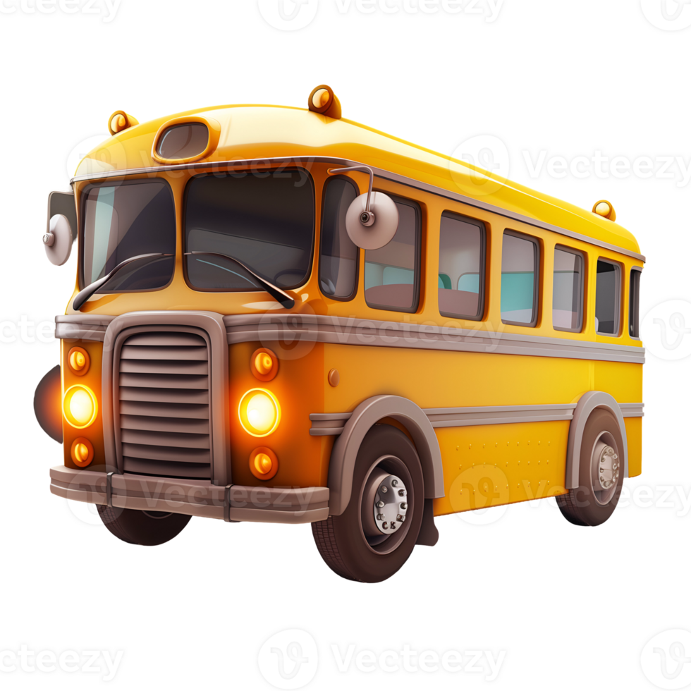 Bus cartoon clipart icon png