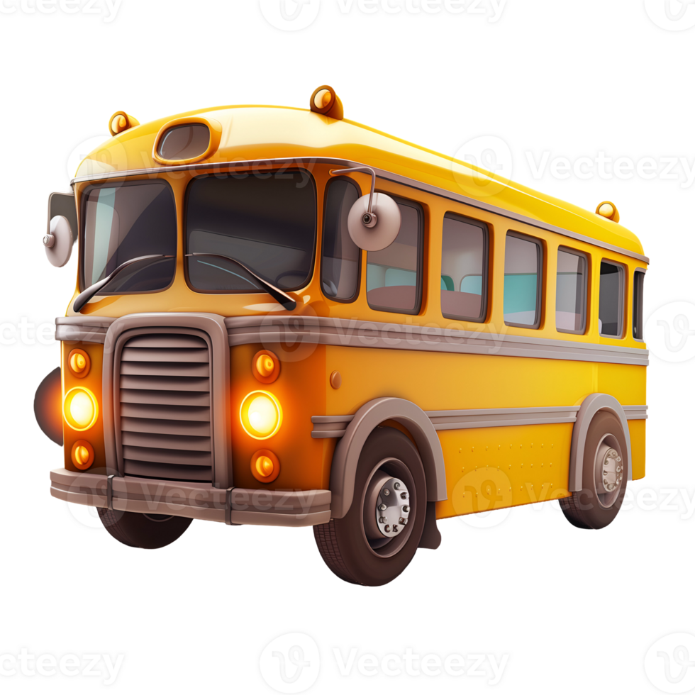 autobus dessin animé clipart icône png