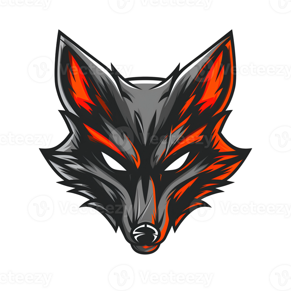 Animal mascot logo gaming png