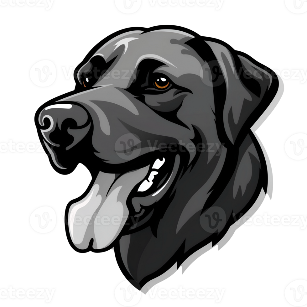 Labrador Retriever mascot logo png