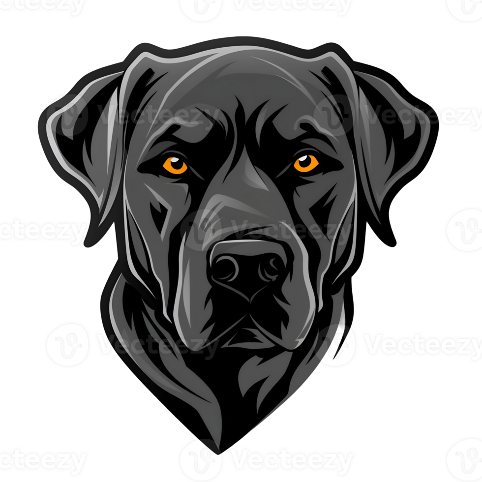 Labrador Retriever mascot logo png