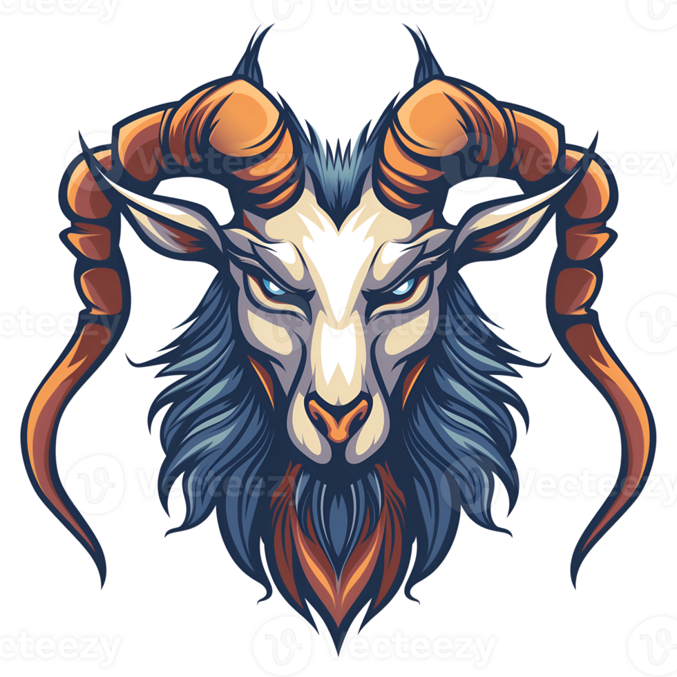 Goat emblem logo icon png