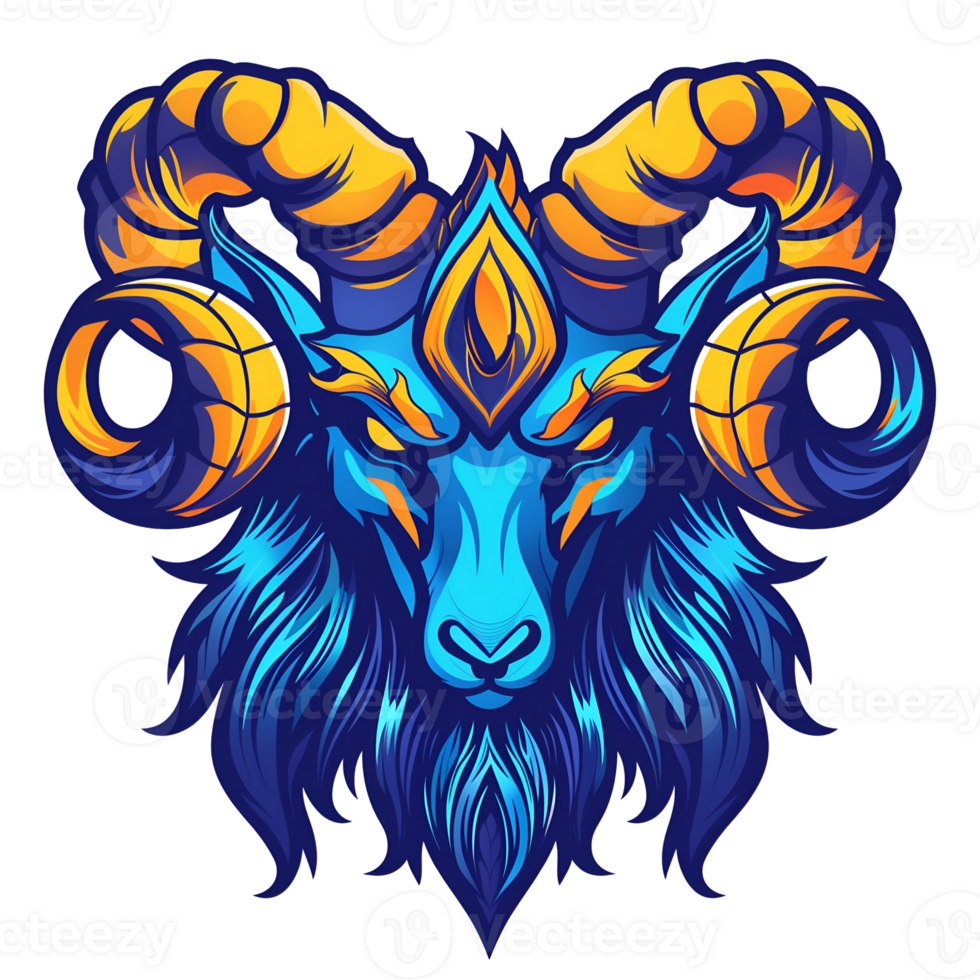 Goat emblem logo icon png
