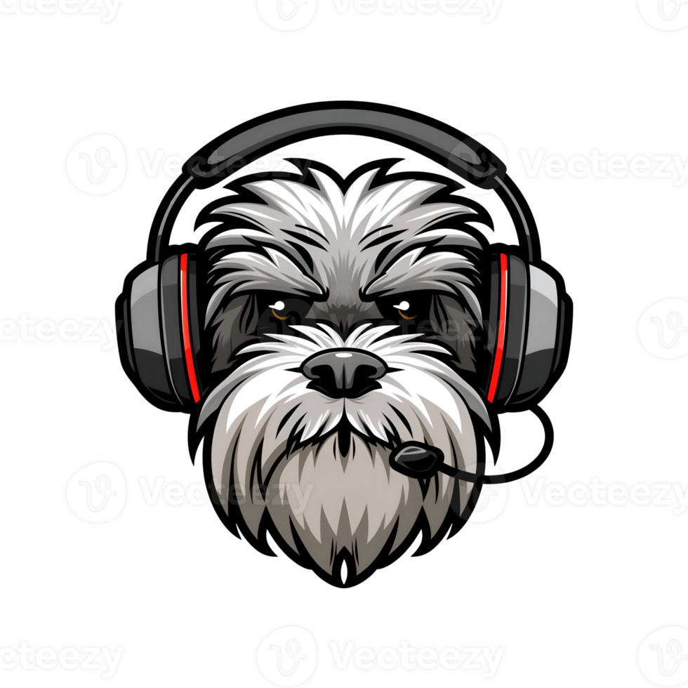 havanese hund maskot logotyp png