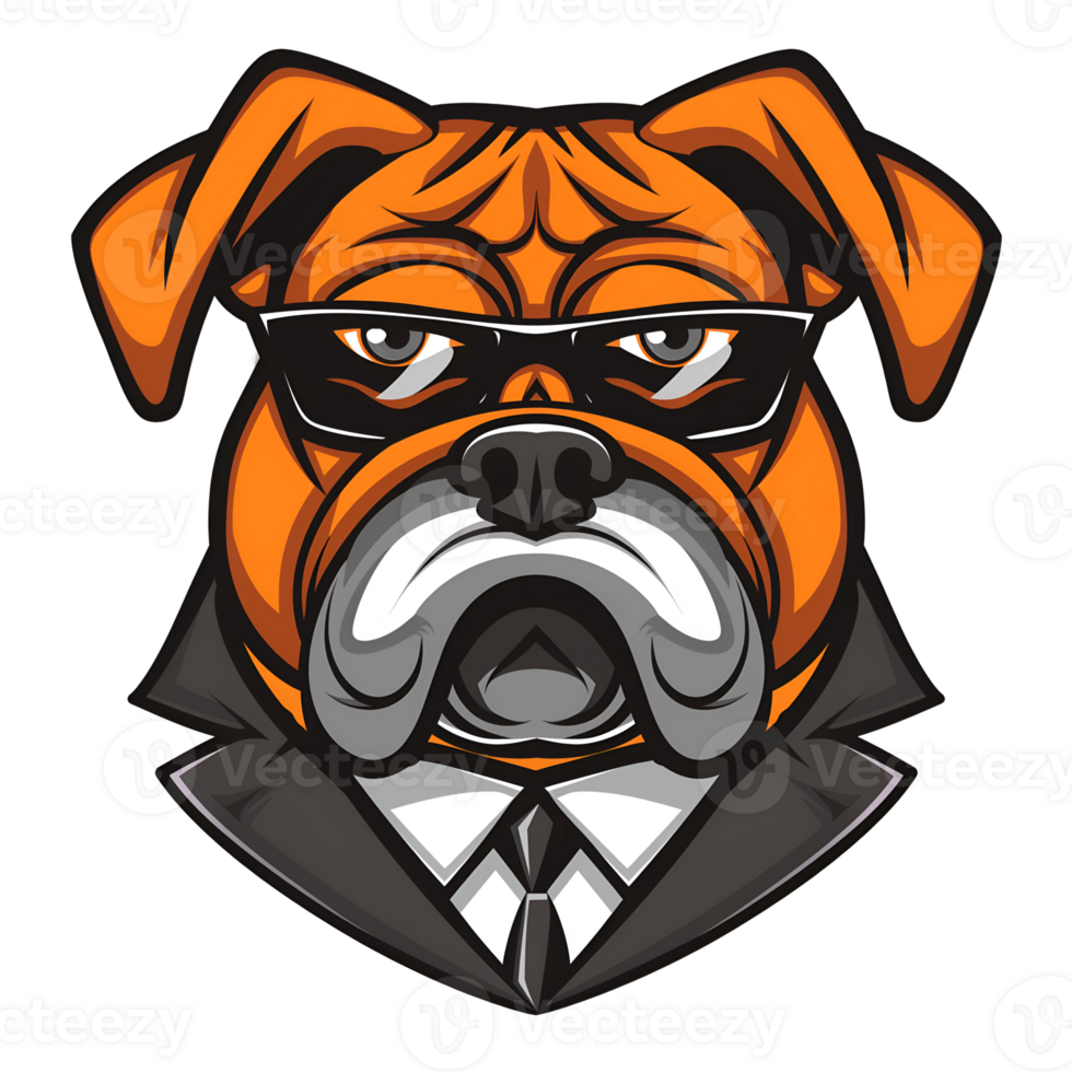 Bulldog emblem logo png