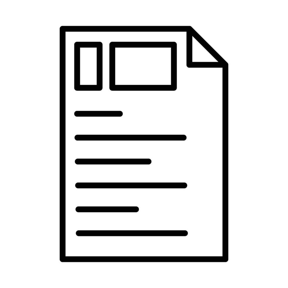File Line Icon Design vector
