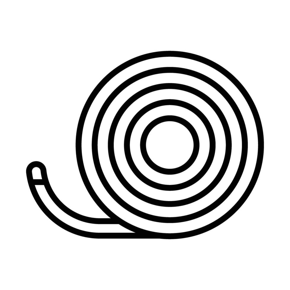 Hose Line Icon Design vector