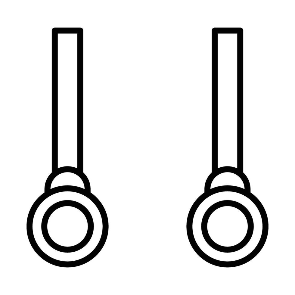 Acrobat Line Icon Design vector