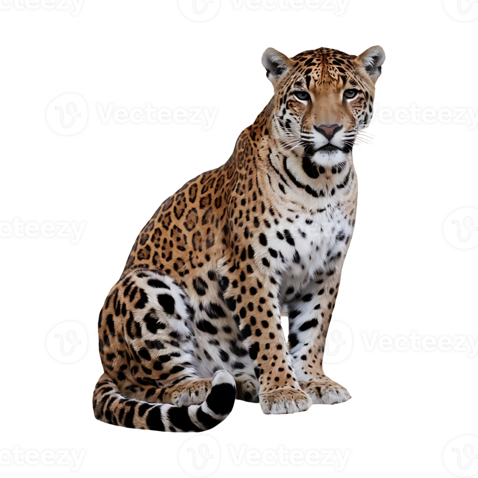 jaguar leopardo gato montés clipart aislado en transparente antecedentes png