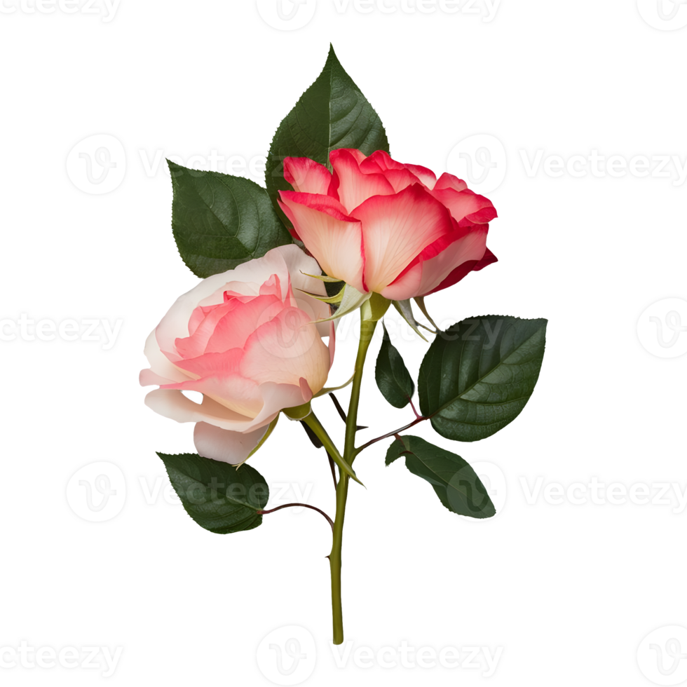 Rose Flower isolated on transparent background png