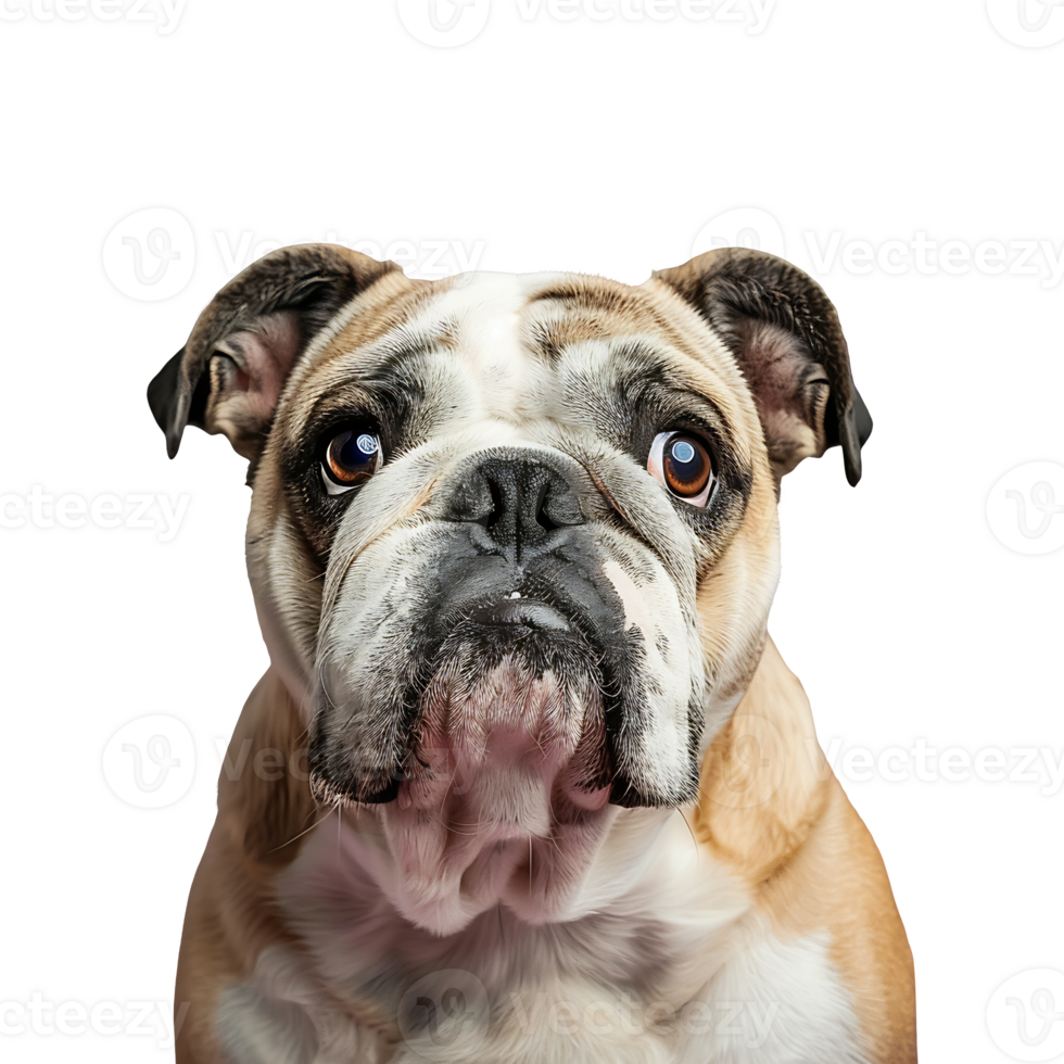 Bulldog isolated on transparent background png