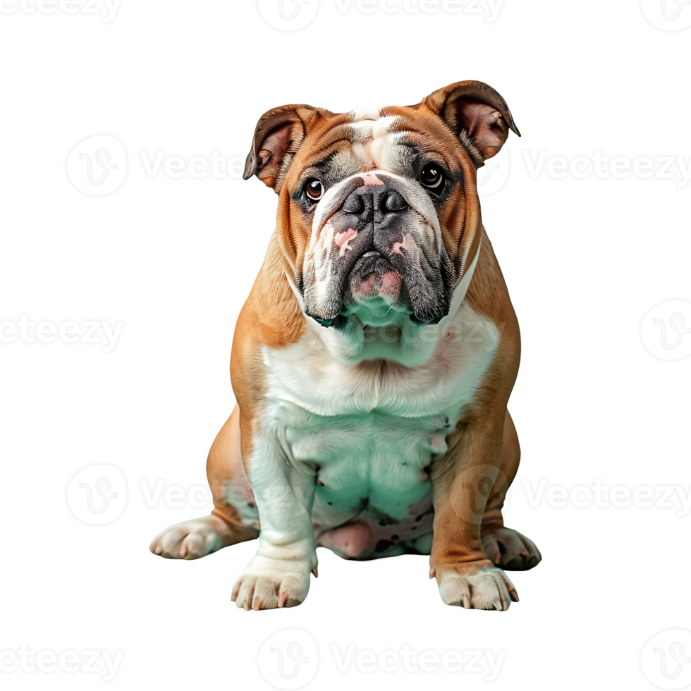 Bulldog isolated on transparent background png