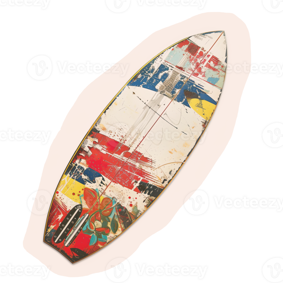 Surf board color cut out image png