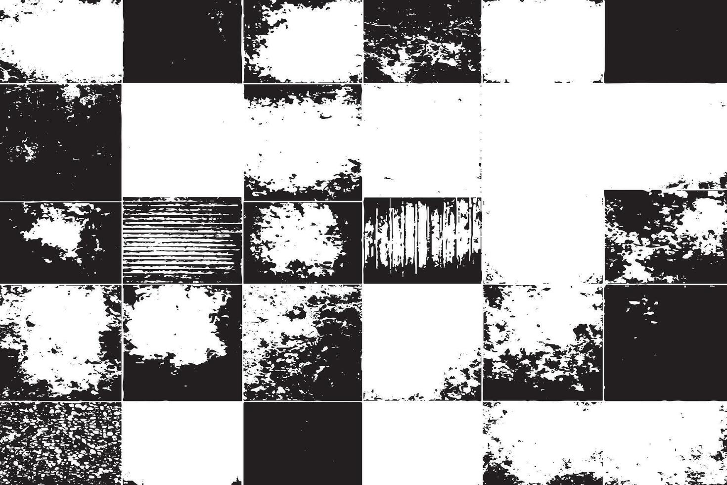 monochrome black grunge gritty destressed texture illustration for background texture vector