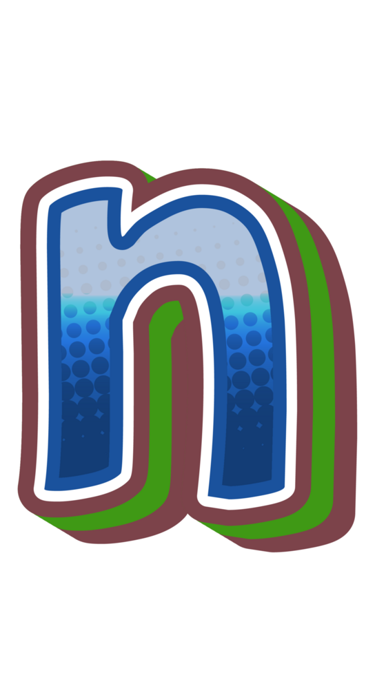 Cartoon Game Alphabet Letter and Number png