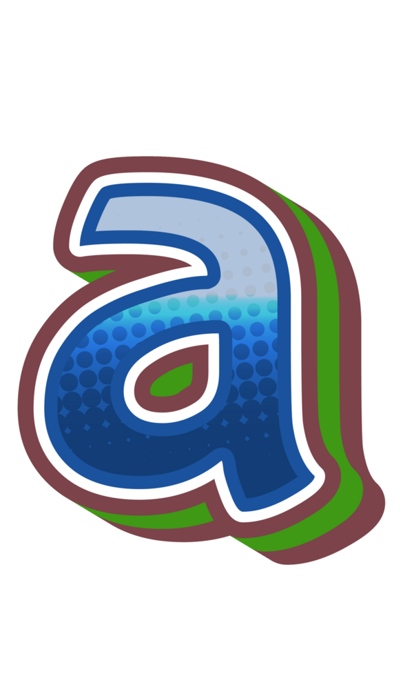 Cartoon Game Alphabet Letter and Number png