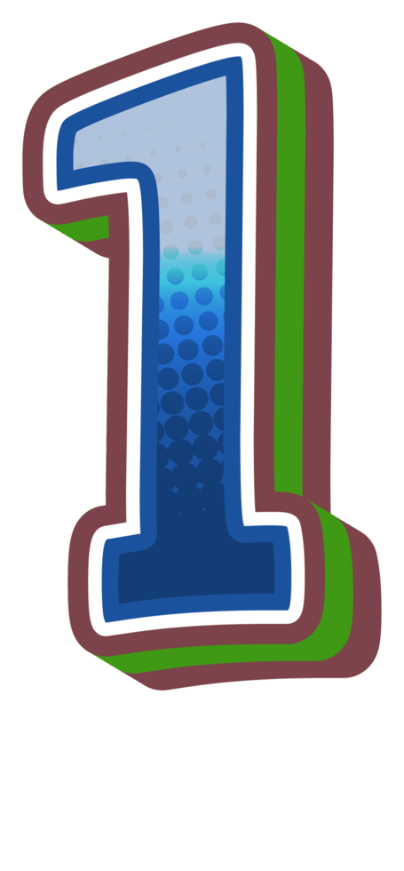 Cartoon Game Alphabet Letter and Number png