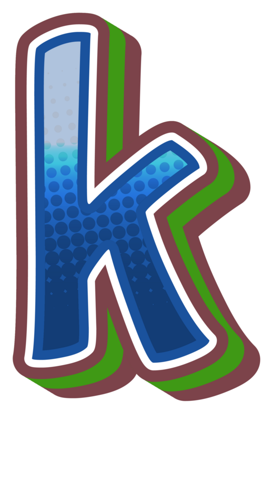 Cartoon Game Alphabet Letter and Number png
