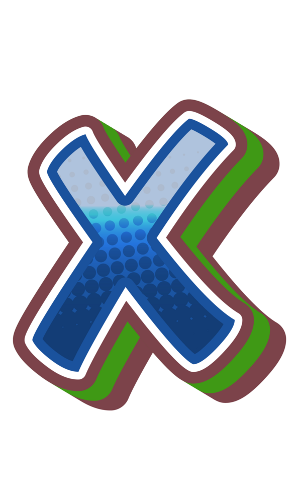 Cartoon Game Alphabet Letter and Number png