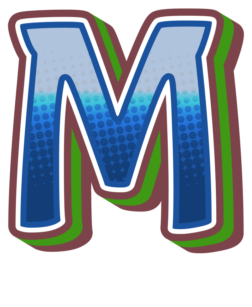 Cartoon Game Alphabet Letter and Number png