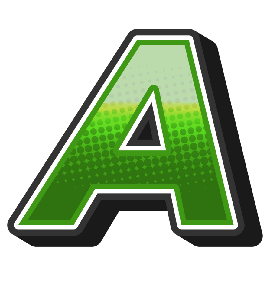 Cartoon Game Alphabet Letter and Number png