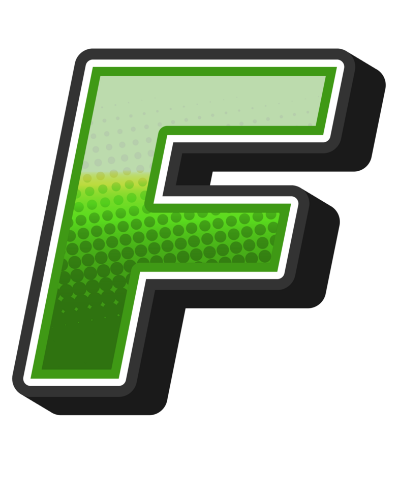 Cartoon Game Alphabet Letter and Number png
