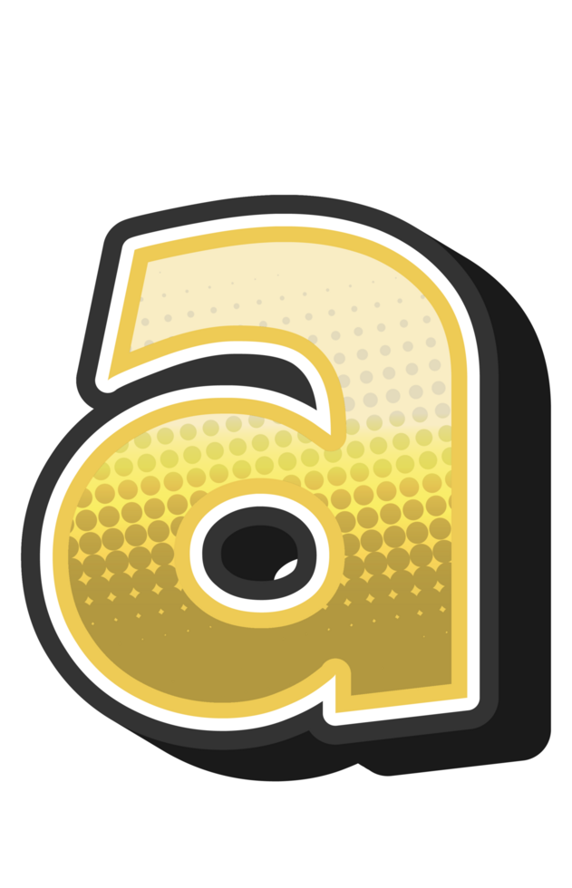 Cartoon Game Alphabet Letter and Number png