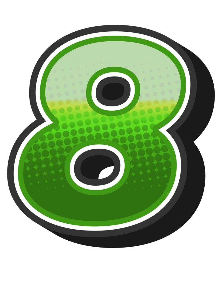 Cartoon Game Alphabet Letter and Number png