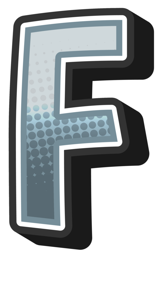 Cartoon Game Alphabet Letter and Number png
