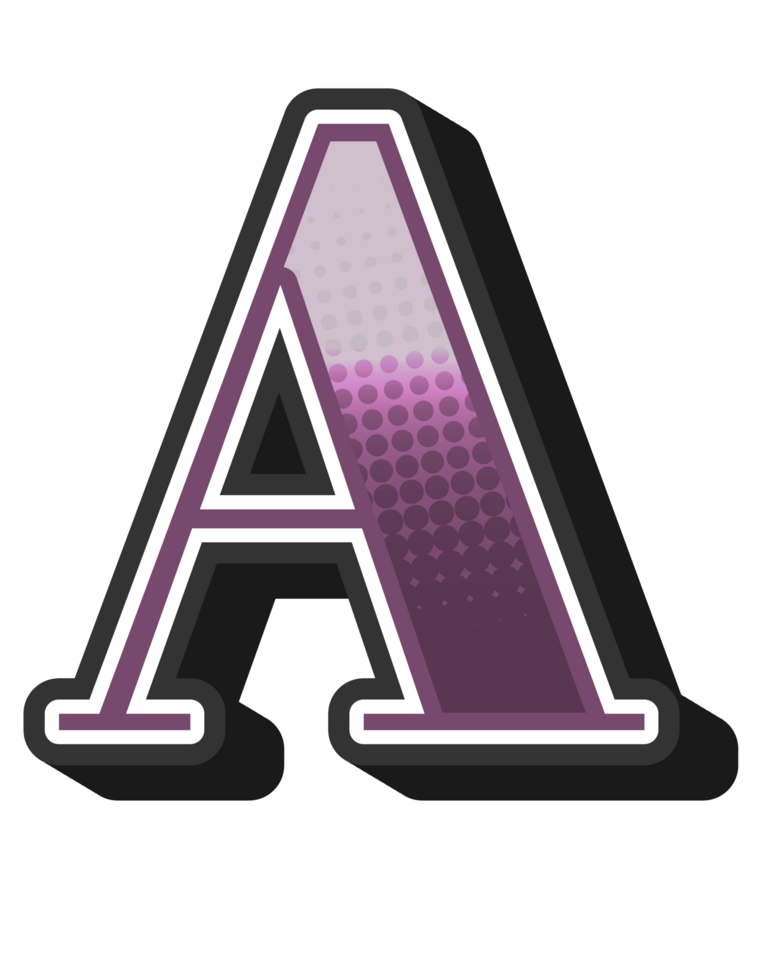 Cartoon Game Alphabet Letter and Number png