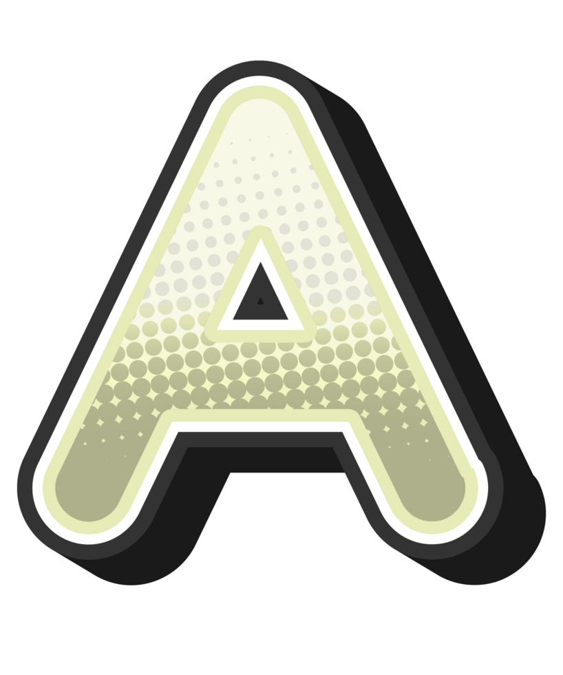 Cartoon Game Alphabet Letter and Number png