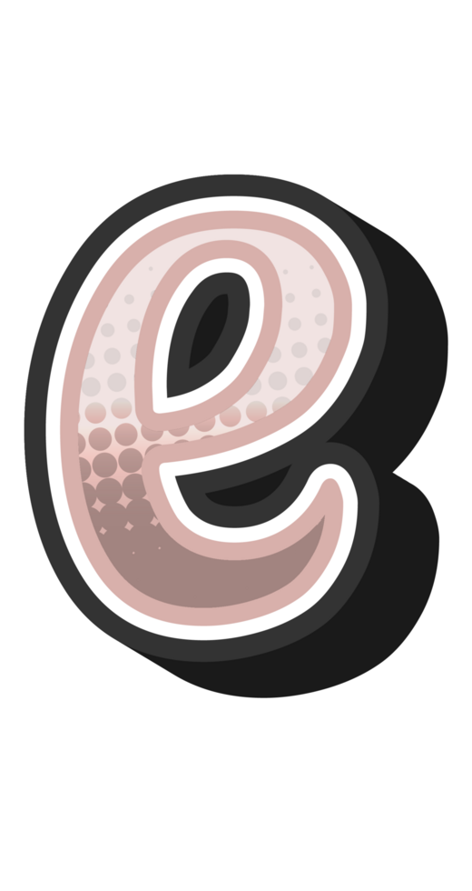 Cartoon Game Alphabet Letter and Number png