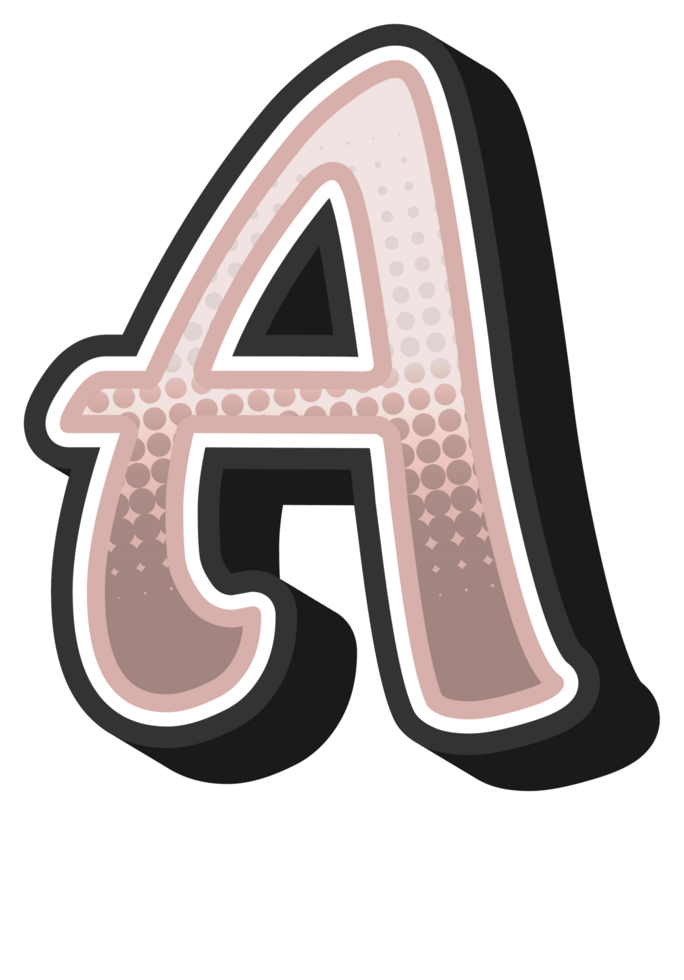 Cartoon Game Alphabet Letter and Number png