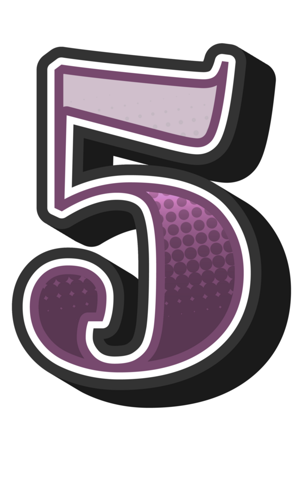 Cartoon Game Alphabet Letter and Number png