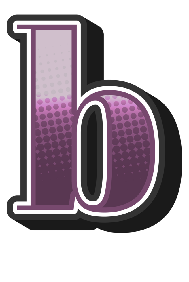 Cartoon Game Alphabet Letter and Number png
