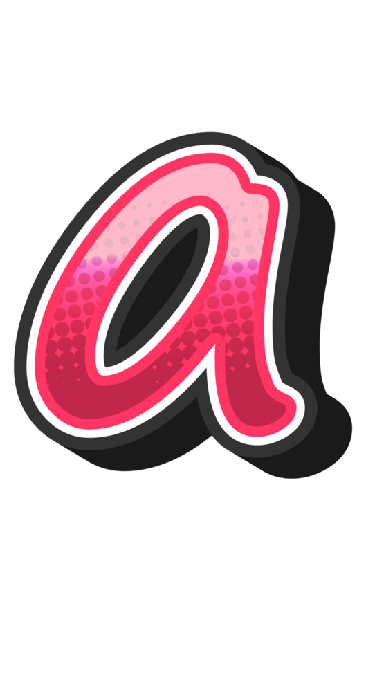 Cartoon Game Alphabet Letter and Number png