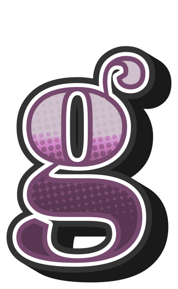 Cartoon Game Alphabet Letter and Number png
