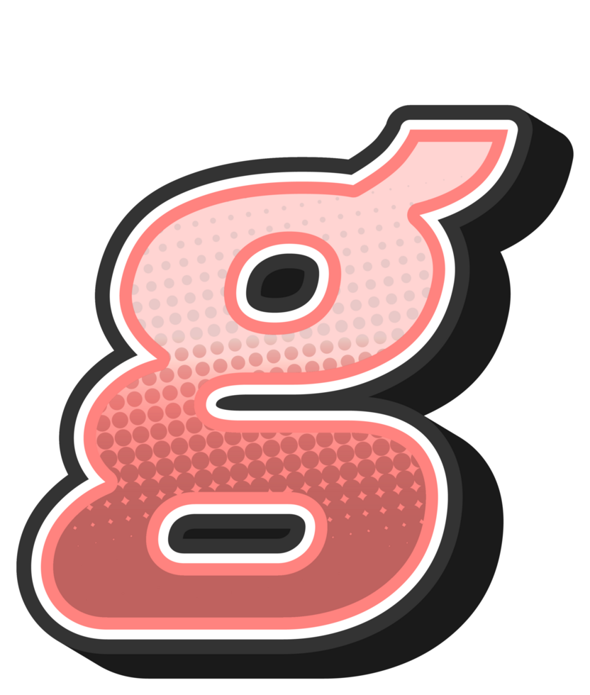 Cartoon Game Alphabet Letter and Number png