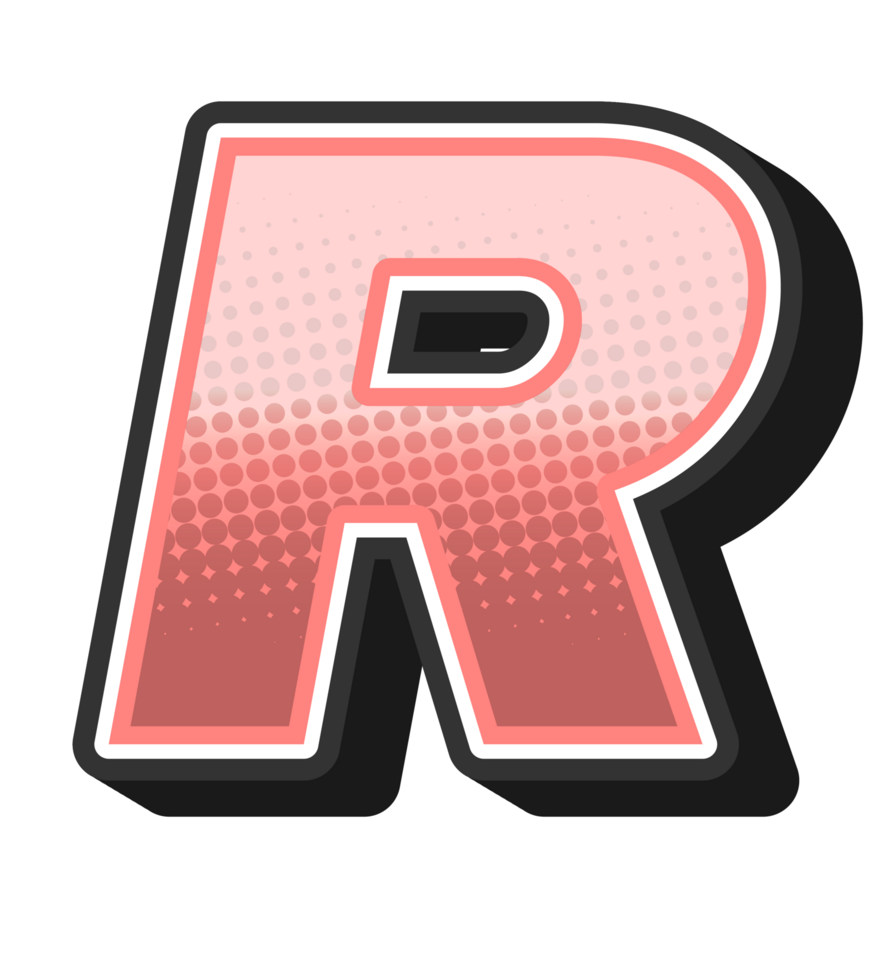 Cartoon Game Alphabet Letter and Number png