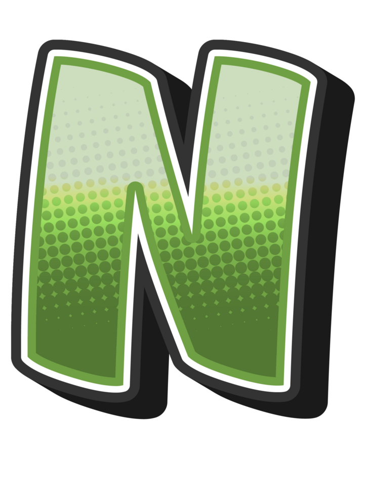 Cartoon Game Alphabet Letter and Number png
