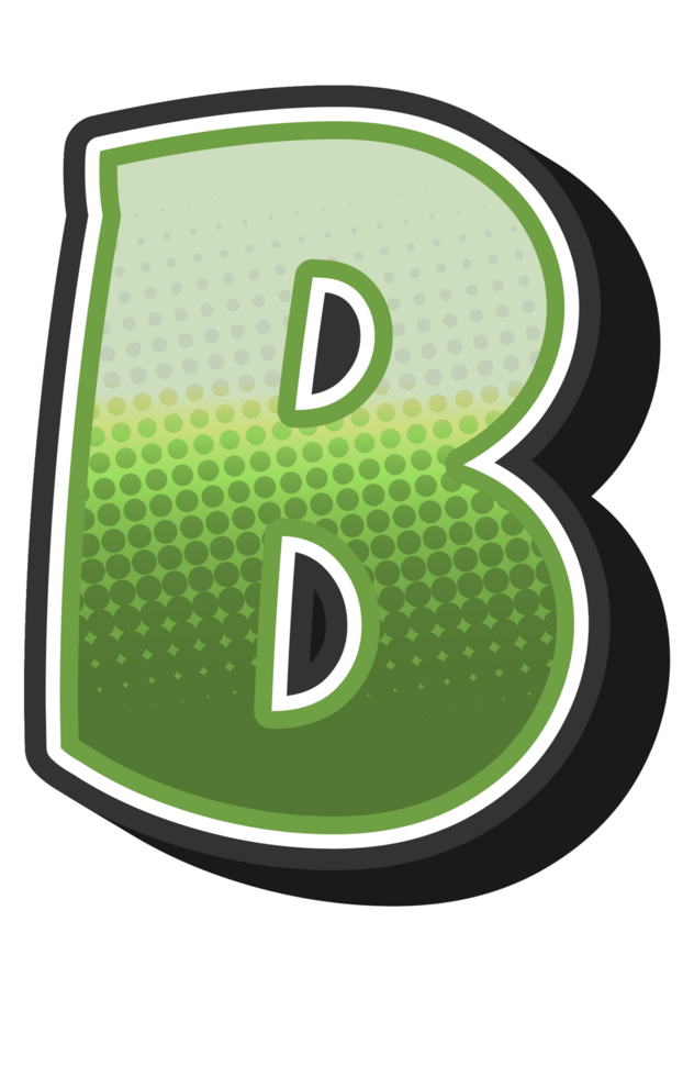Cartoon Game Alphabet Letter and Number png