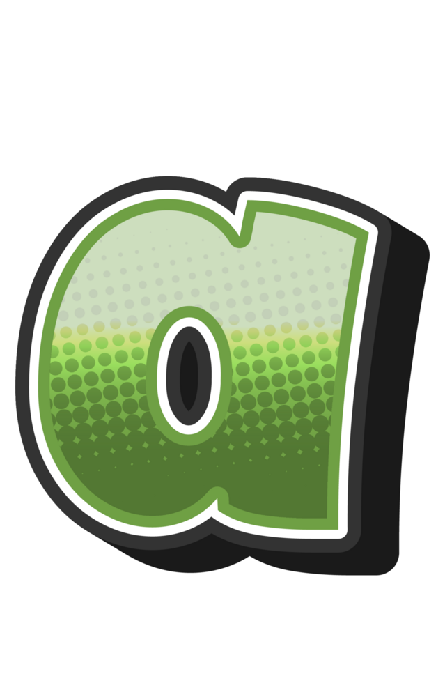 Cartoon Game Alphabet Letter and Number png