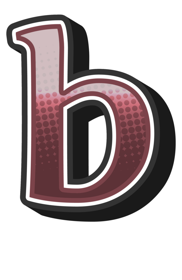 Cartoon Game Alphabet Letter and Number png