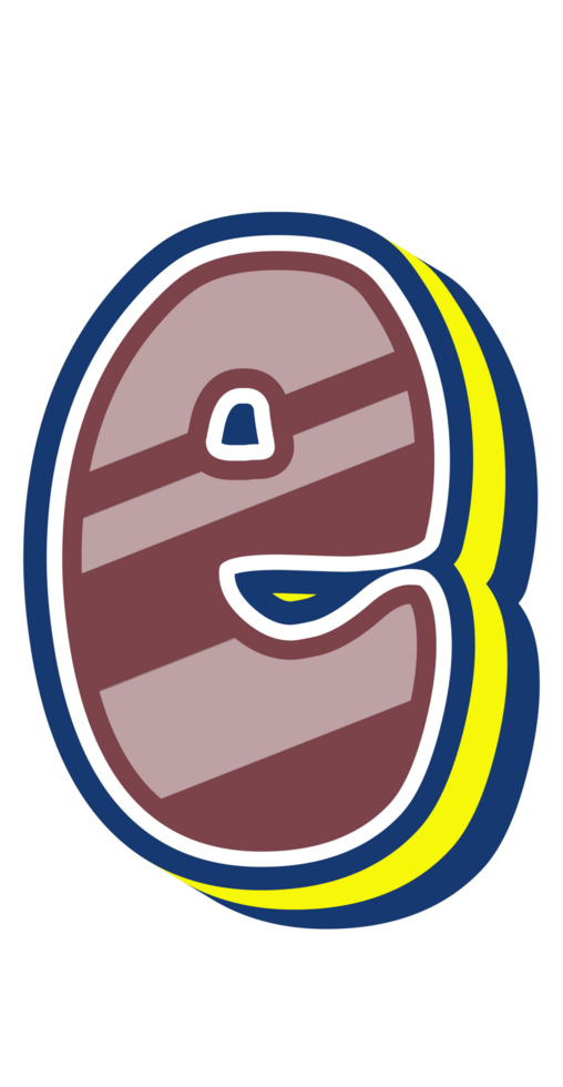 Game Cartoon Alphabet Letter and Number png